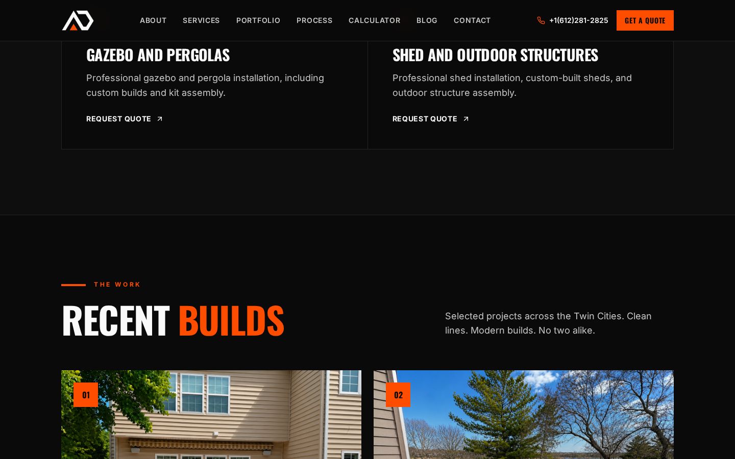 Apex Decks MN — Services and build types